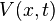 V(x,t),